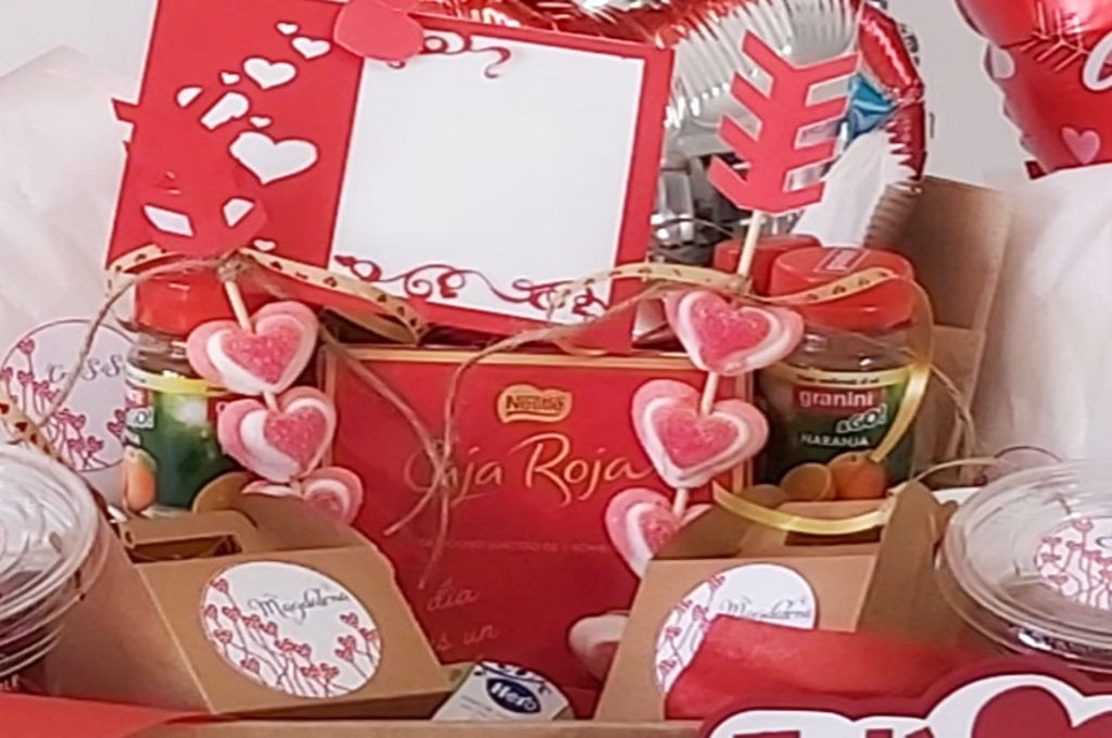 kit de desayuno san valentinn